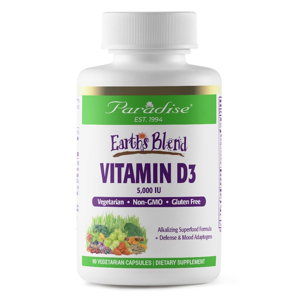Earth's Blend Vitamin D3, Superfoods Base of Probiotics and Organic Alkalizin...
