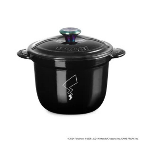 Le Creuset Pikachu Cocotte 18 Shiny Black Limited Edition 2.0L Pokemon Collection