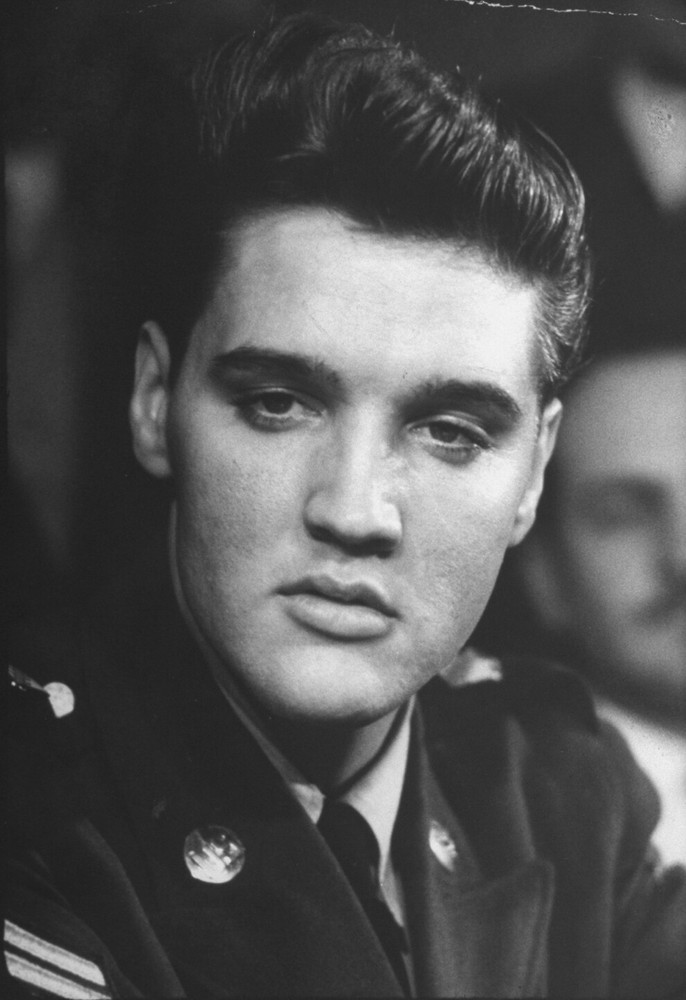 Elvis Presley Navy Uniform 8x10 Photo Celebrity Print