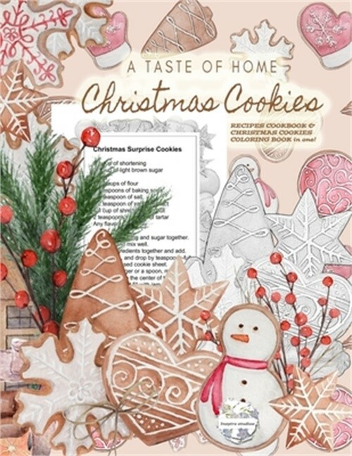 Christmas Cookie Cookbook & Coloring Recipes for the Holidays-image