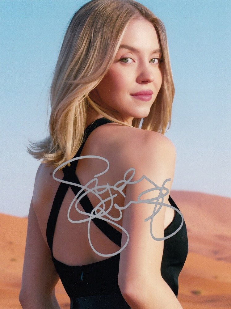 Sydney Sweeney Signed Auto 8 x 10  Photograph