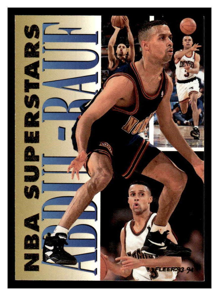 1993-94 Fleer #1 Mahmoud Abdul-Rauf NBA Superstars