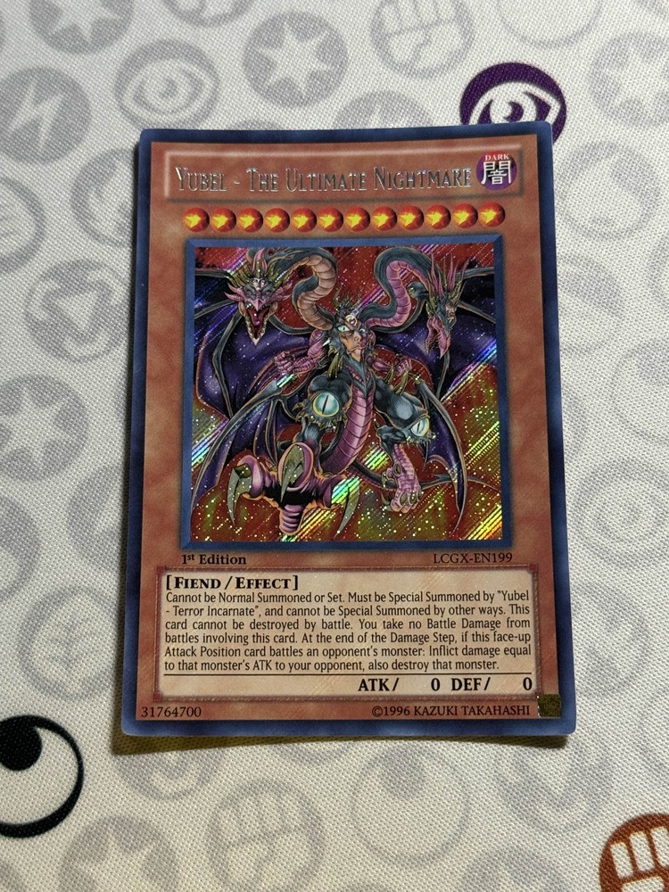 Yubel - The Ultimate Nightmare - LCGX-EN199 - Secret Rare (NM) - Yugioh