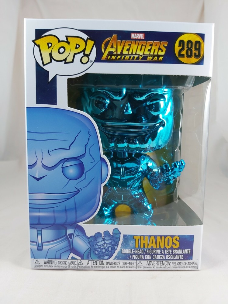 Marvel Funko Pop - Thanos (Blue Chrome) - Avengers Infinity War - No. 289