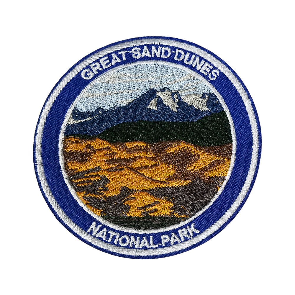 Great Sand Dunes National Park Patch Embroidered Iron-On Applique Souvenir