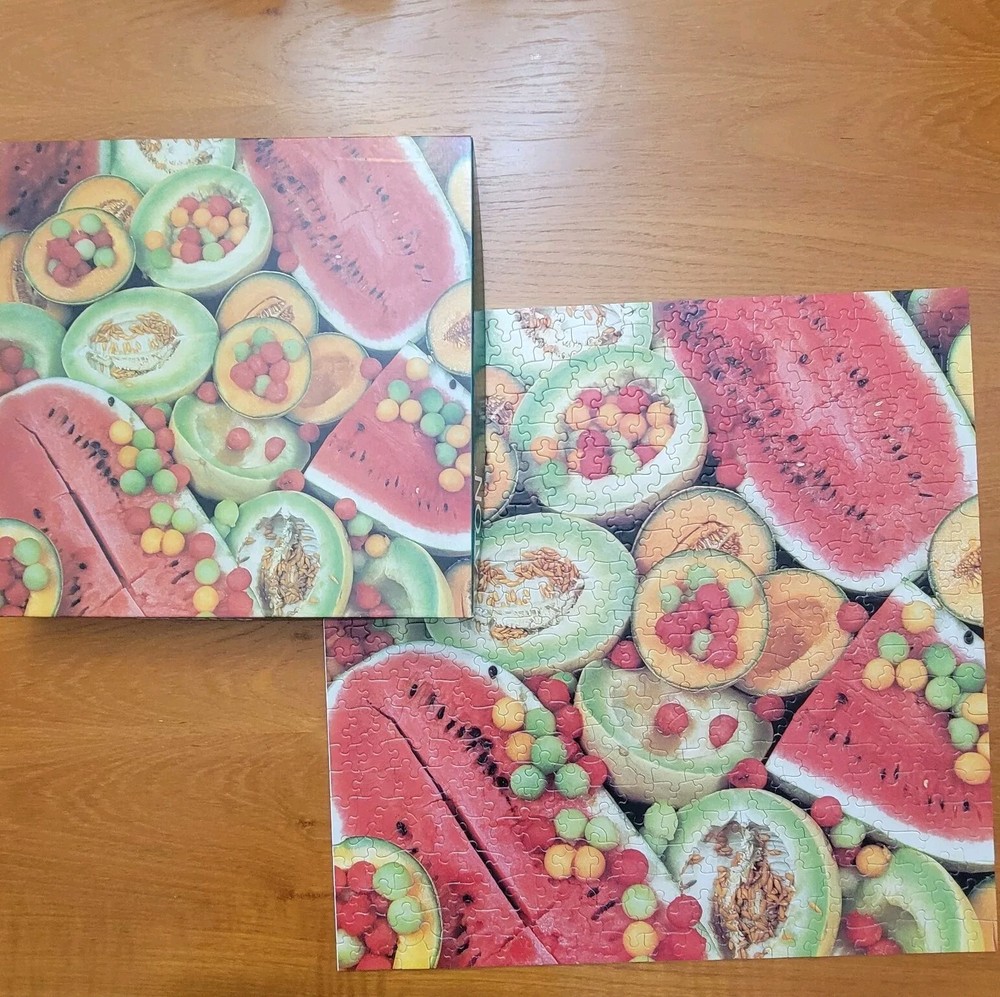 Eaton Jigsaw Puzzle - 1984 Melon Medley, 500 Pieces Complete