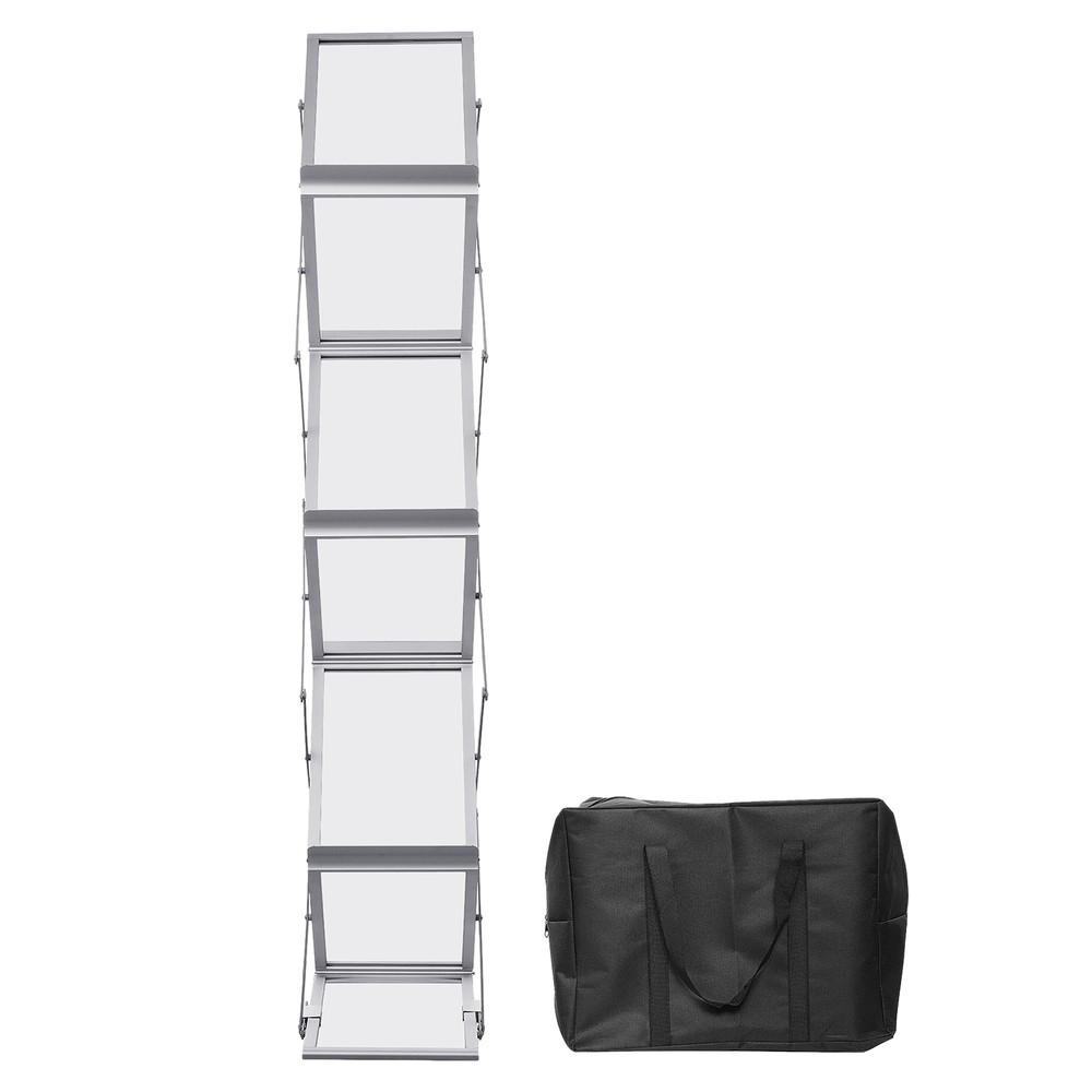 Folding Magazine Display Rack A4 Brochure Holder Exhibition Show Stand