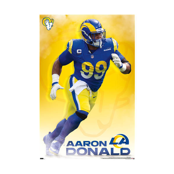 Aaron Donald Los Angeles Rams 22x34 NFL Football Poster 21318-image