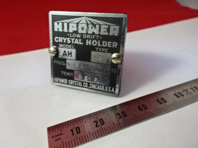 Vintage HiPower Chicago Resonator Quartz Crystal Frequency Control W8-B-13