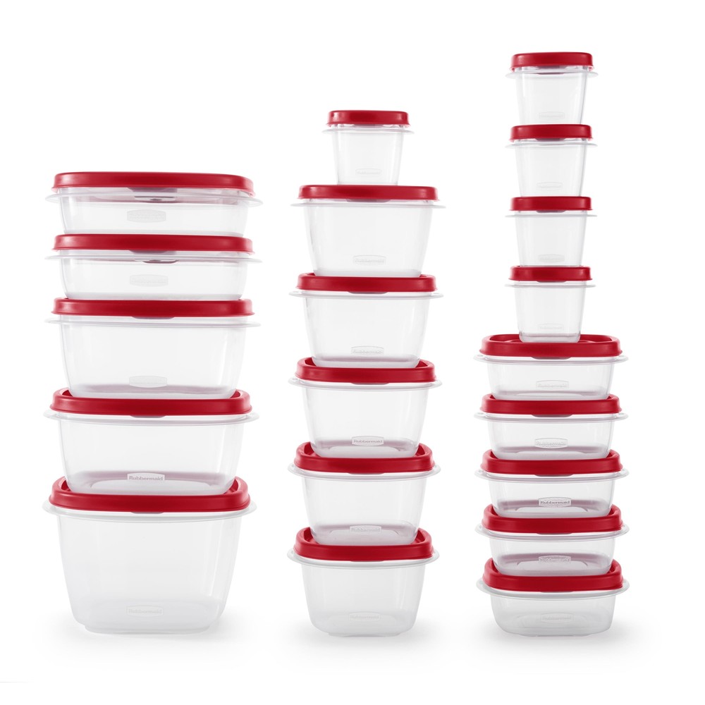 Rubbermaid EasyFindLids 40 Piece Food Storage Containers with Vented Lids