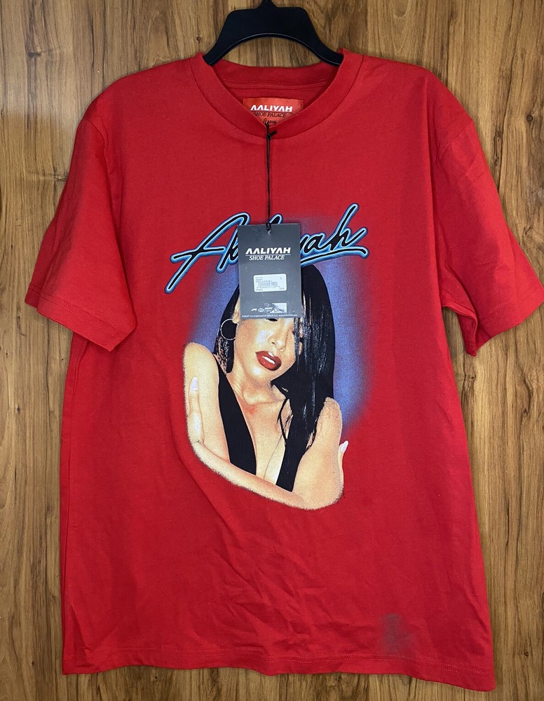 Aaliyah x Shoe Palace Rap T Shirt Size Large Share My World Tour 97-image
