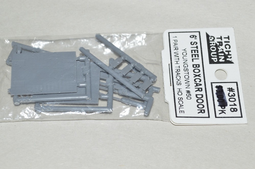 HO scale freight car PARTS Tichy Train Group 3018 box car door 6' Youngstown