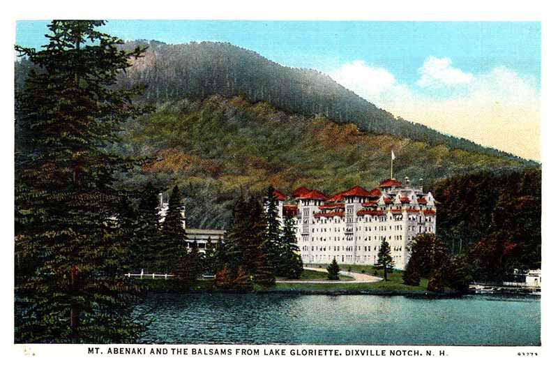 Postcard BUILDING SCENE Dixville Notch New Hampshire NH 11/8 AS7010