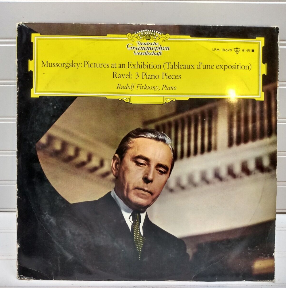 Mussorgsky Rudolf Ravel 3 Piano: Album LP Vinyl Music
