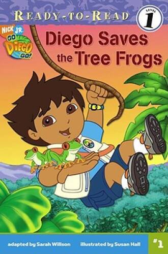 Diego Saves the Tree Frogs (Ready-To-Read Go Diego Go - Level 1) - GOOD