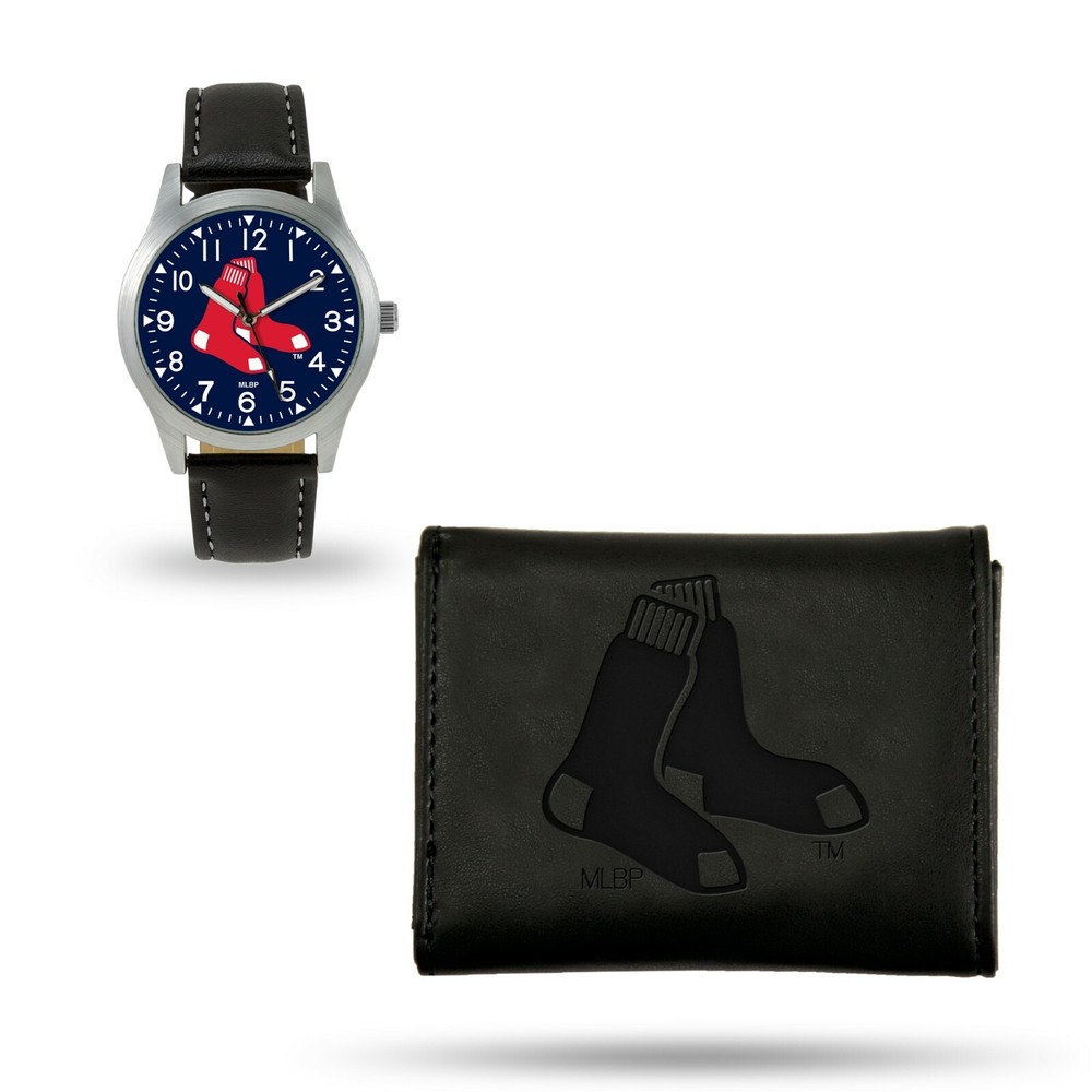 Boston Red Sox - Black Watch And Wallet Gift Set - MLB - Free Shipping!