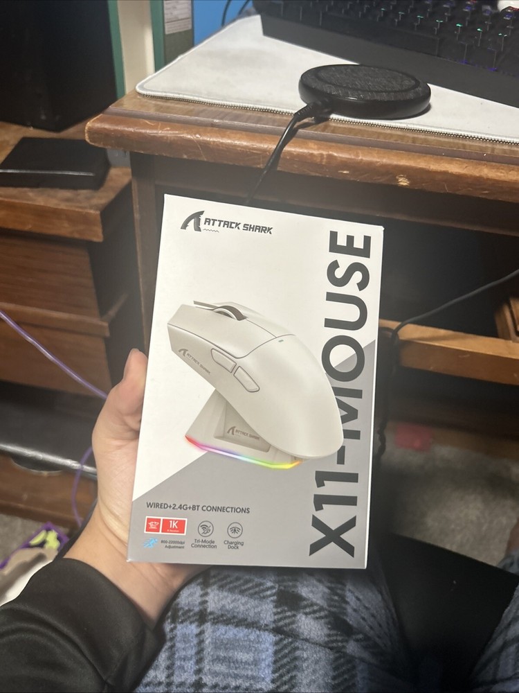 ATTACK SHARK X11 Mouse with PixArt PAW3311 Sensor and 22000 DPI Precision