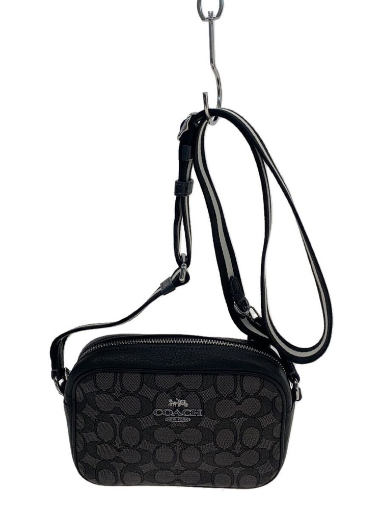 Authentic COACH Mini Jamie Camera Bag in Black Signature Jacquard CO927 F/S 424724