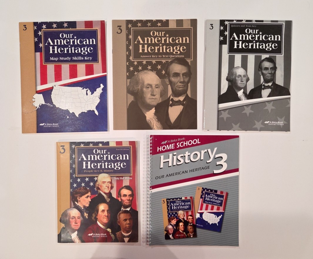 Abeka Our American Heritage: People in U.S. History, 4th ed. Student, Keys, Plan-image