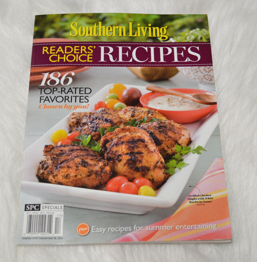 Southern Living Reader's Choice Recipes September 2011 Magazine