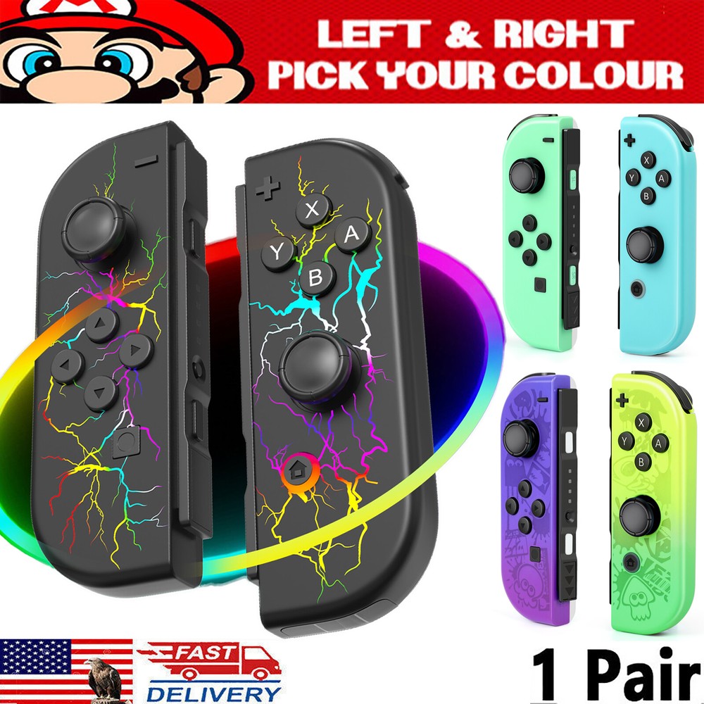 For Nintendo Switch Joy-con-Controller Left + Right Wireless Gamepad 1-Pair