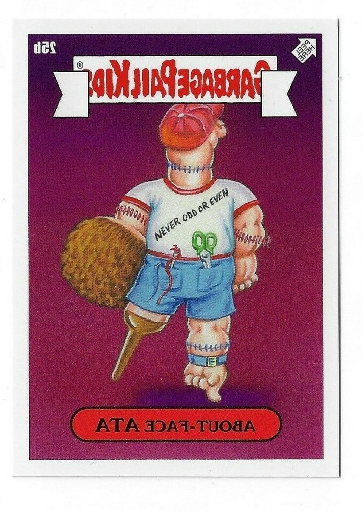 About Face ATA Garbage Pail Kids Bizarre Holidays Jan Wk 5 Card 25b PR 703-image