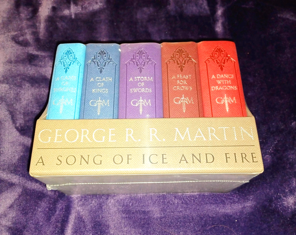 Game of Thrones Leather Bound Box Set A Song of Ice and Fire by George RR Martin-image