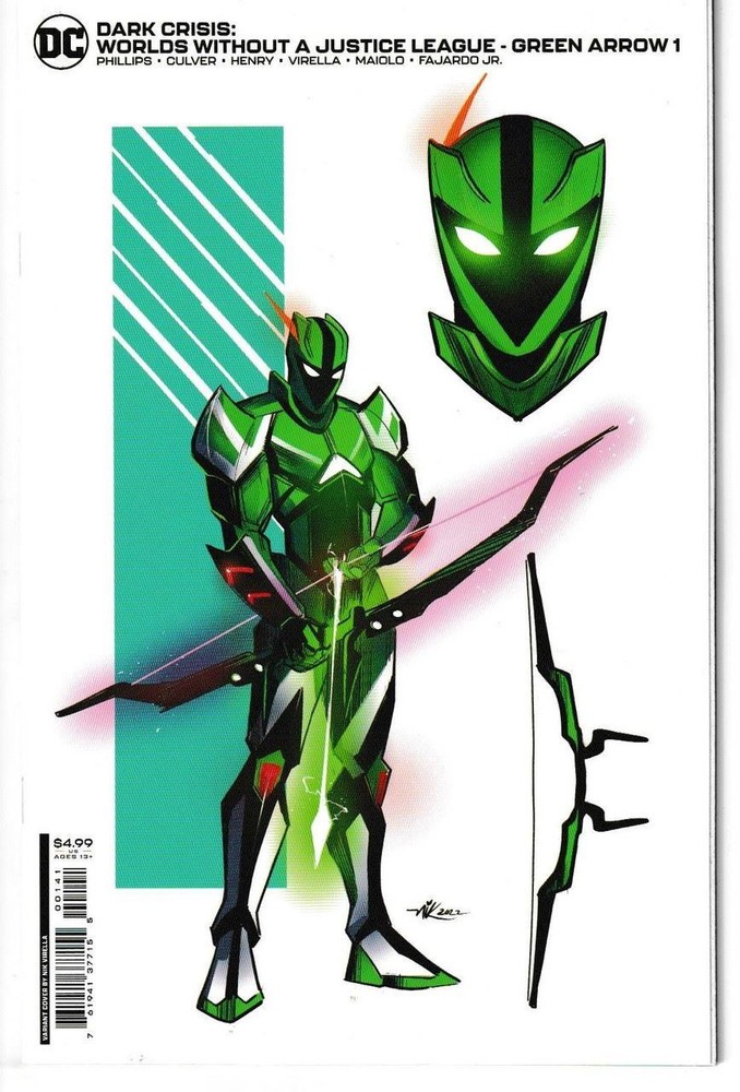 DARK CRISIS WORLDS WITHOUT A JUSTICE LEAGUE GREEN ARROW #1 CVR D (DC 2022) 