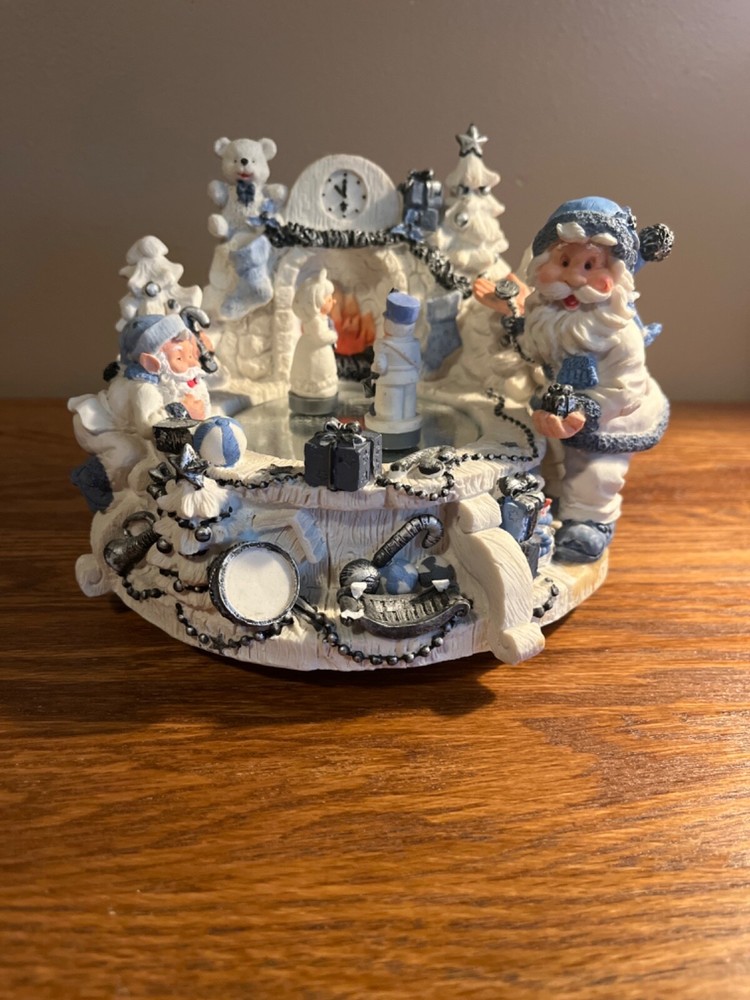 winter scene musical dancing figurine