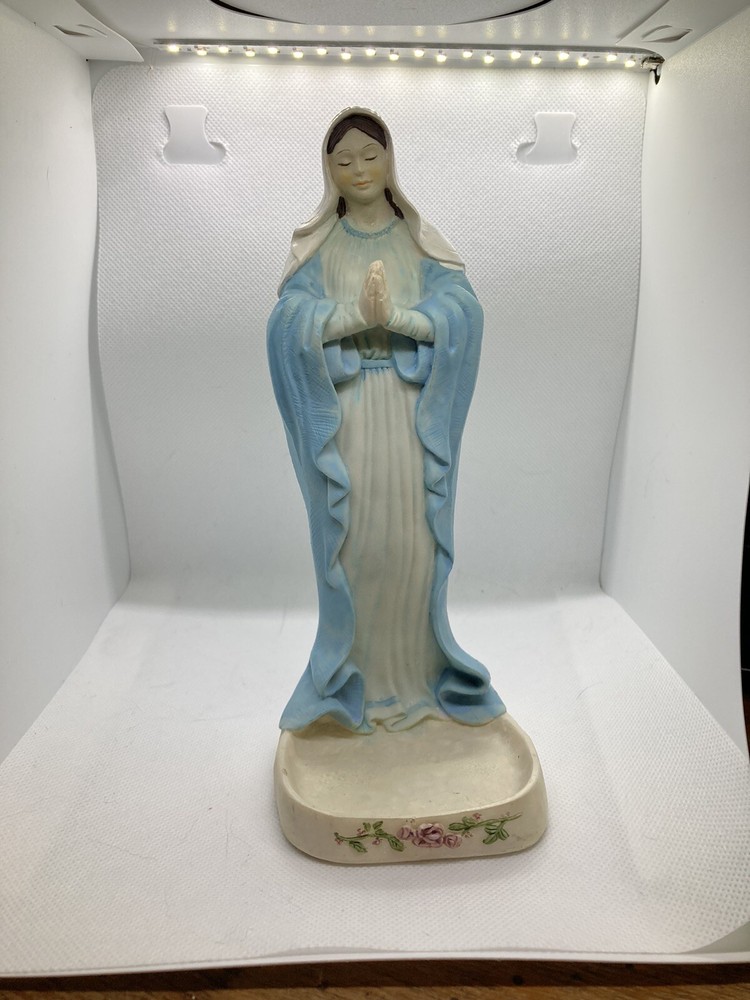 Abbey Press Vintage MADONNA Mother Mary Virgin Mary Statue-image