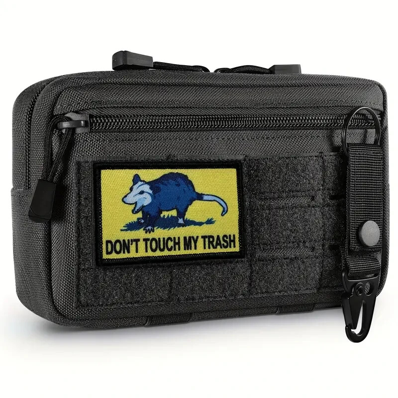 Don't Touch My Trash Funny Tactical Morale Patch Hook and Loop 2x3 Inch