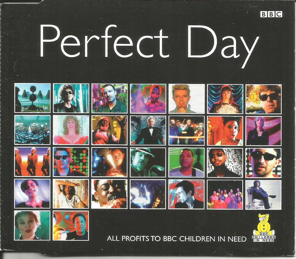 LOU REED Perfect day MIX U2 Bono DAVID BOWIE Shane McGowan ELTON JOHN CD Single