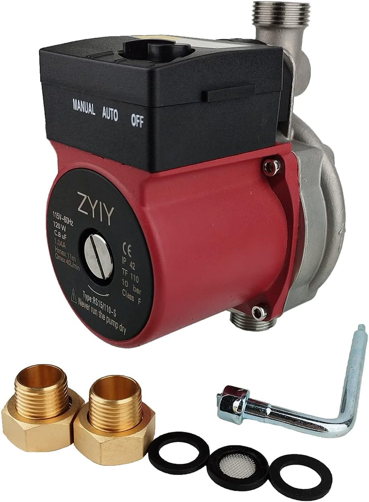 Stainless Steel Automatic Booster Pump 115V Hot Water Pressure Booster Pump for