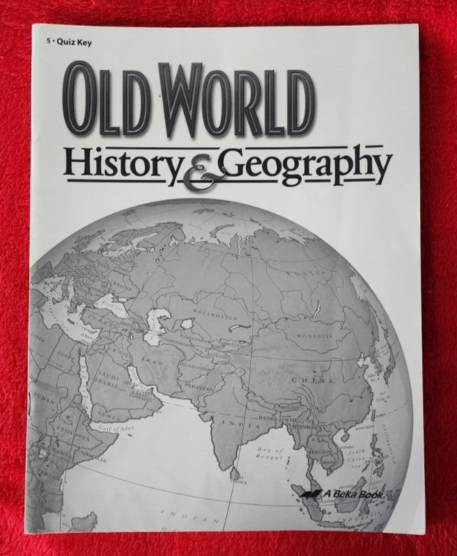 Abeka A Beka  OLD WORLD HISTORY & GEOGRAPHY • QUIZ KEY 5th Grade pb 61417009-image