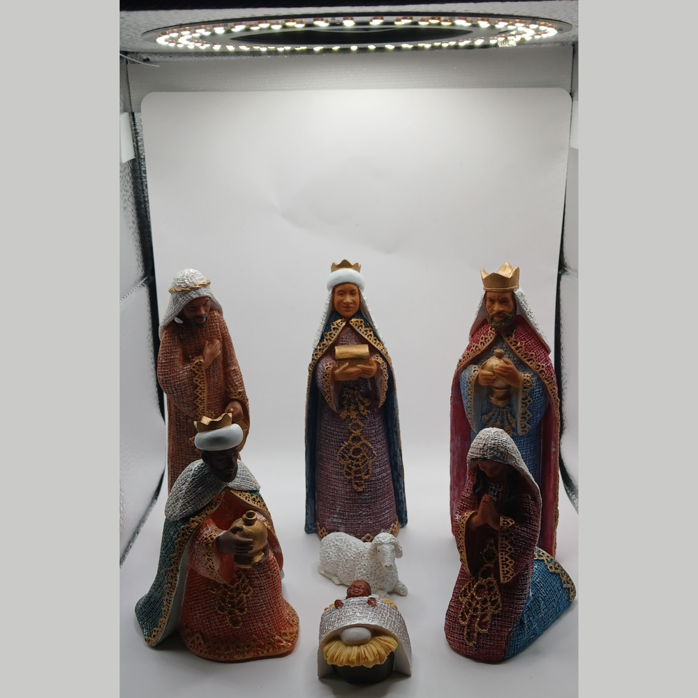 Authentic African American Expressions 7-Piece Nativity Set
