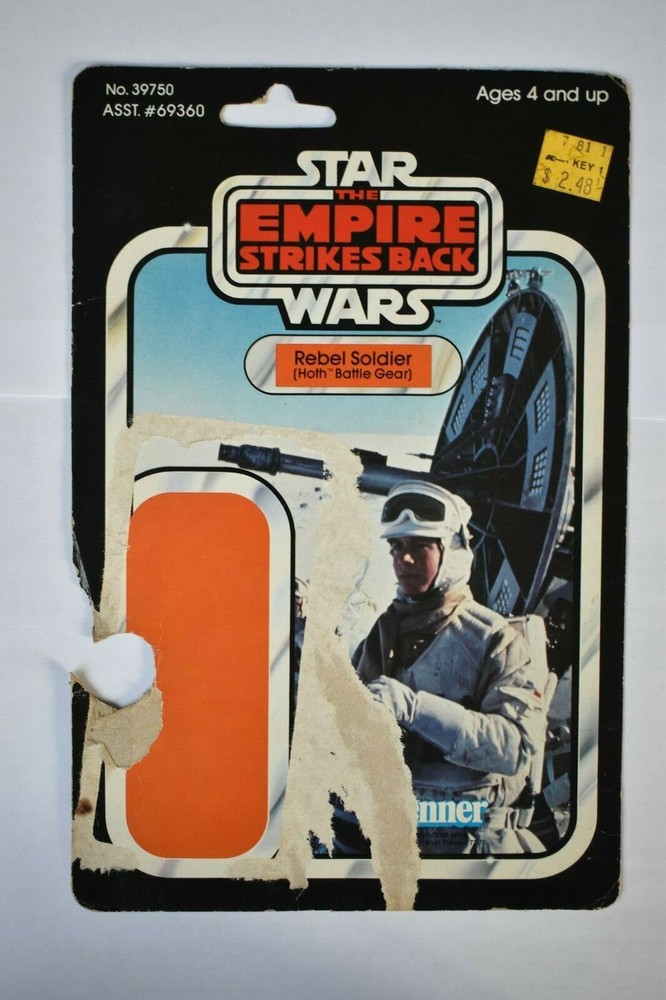 Rebel Soldier 41 Back ESB Vintage Cardback FULL CARD Star Wars