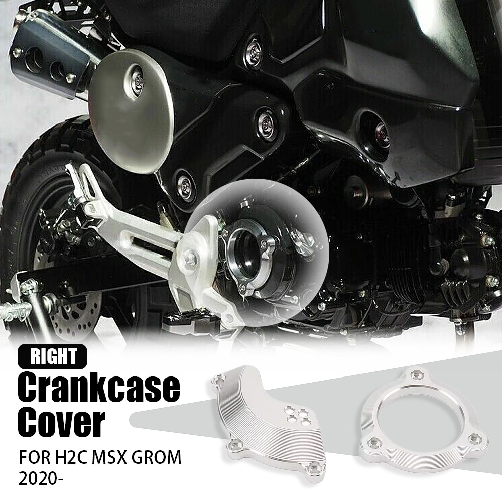 For H2C MSX GROM 20-22 Engine Case Crash Slider Protector Crankcase Cover Guard