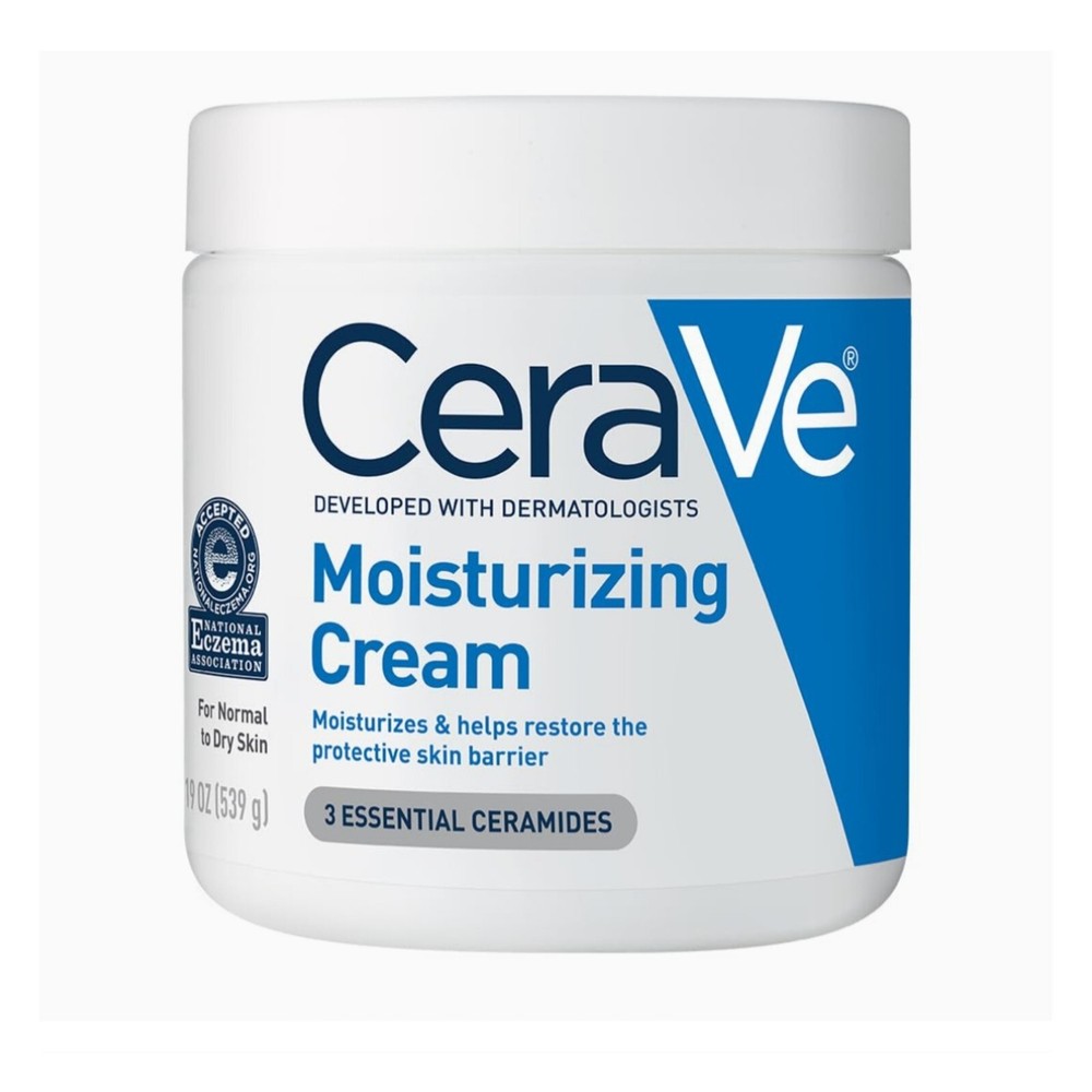 CeraVe Moisturizing Cream Body and Face Moisturizer for Dry Skin 19 ounce FS.