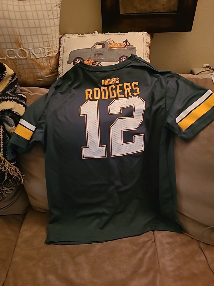 Aaron Rodgers Green Bay Packers NFL Jersey Mens XL Team Apparel Shirt-image