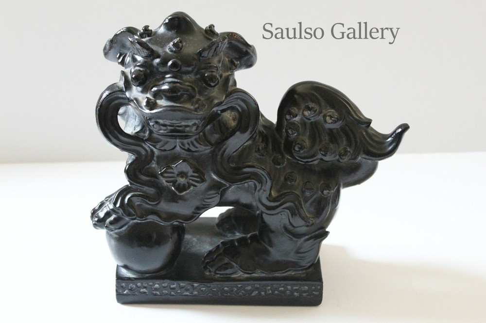 RARE 1950s ABCO Chipware Foo Dog from Prominent Estate Find-image