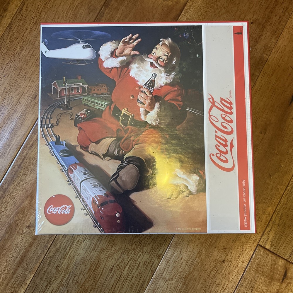 Vintage Coca Cola Puzzle 550 Santa’s Delight NEW
