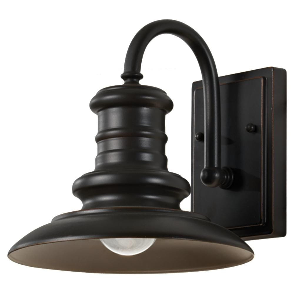 Restoration Bronze LED Outdoor Wall Light from Redding Station Collection  