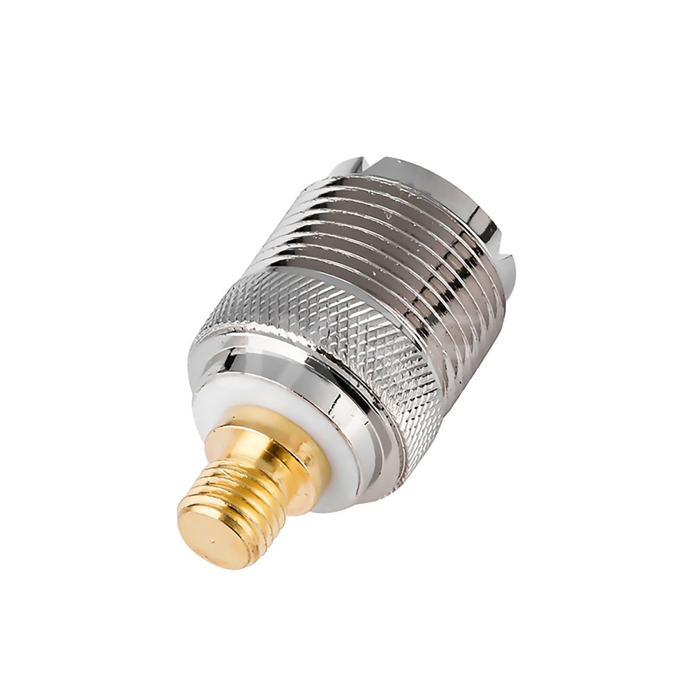 27mm Brass UHF SO239 Female to Flat M6 Connector Adapter For Motorola GP328 GP88