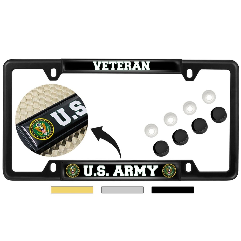 [Officially Licensed Product] - Veteran US Army - Domed Custom-Made Personali...