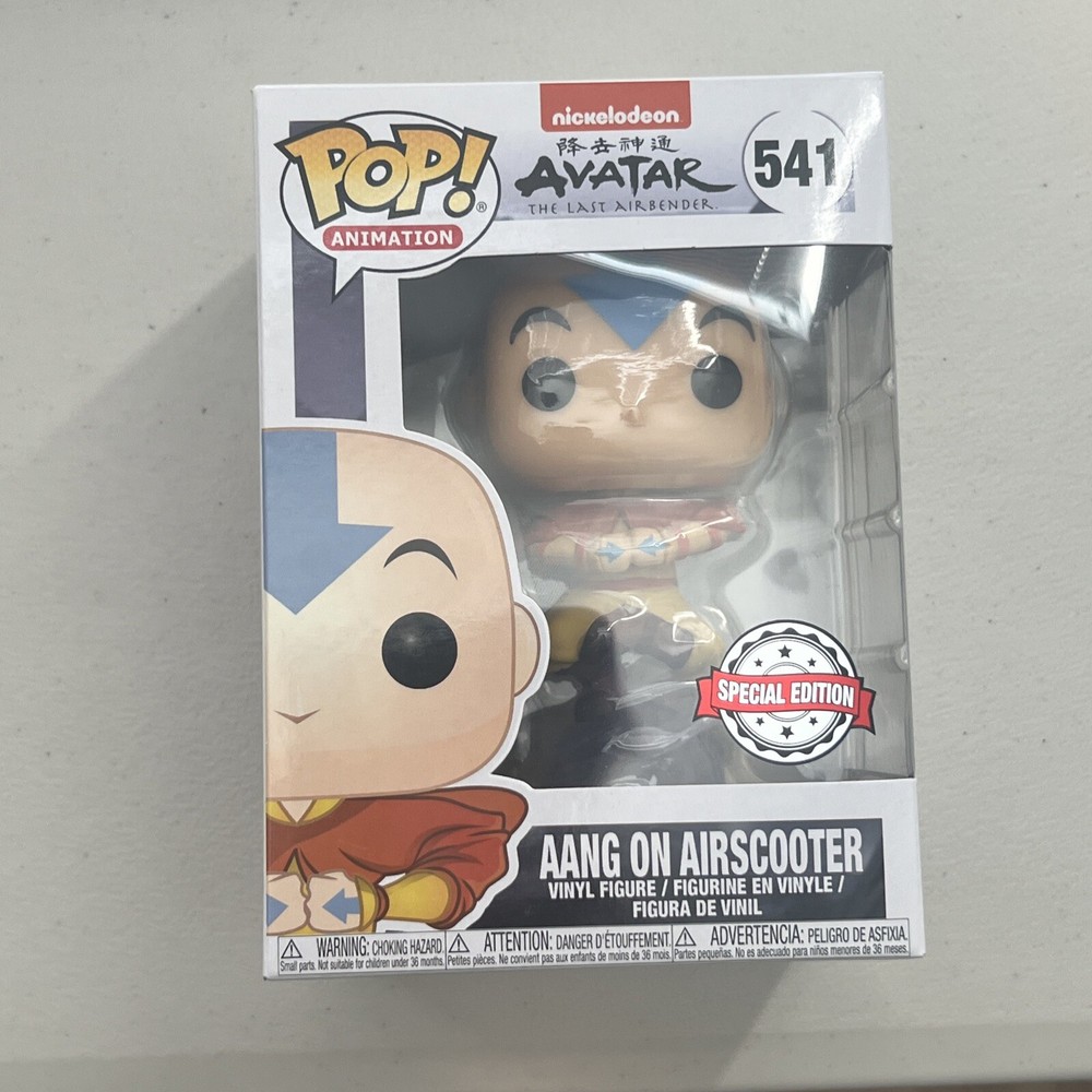 Funko Pop Avatar : AANG ON AIRSCOOTER #541 Vinyl Special Edition Exclusive 
