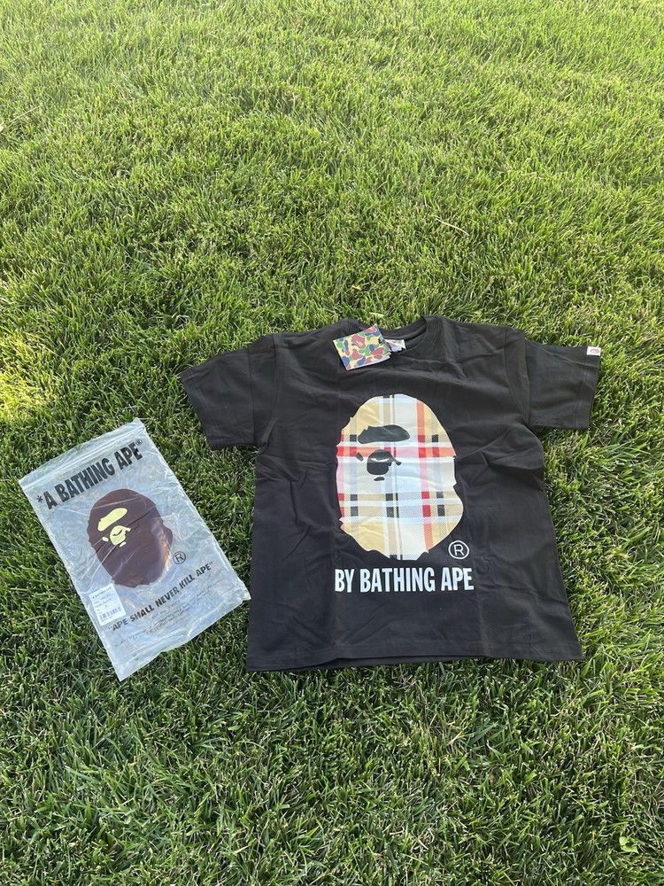 Bape x Burberry Men's Graphic T-Shirt Streetwear Collab