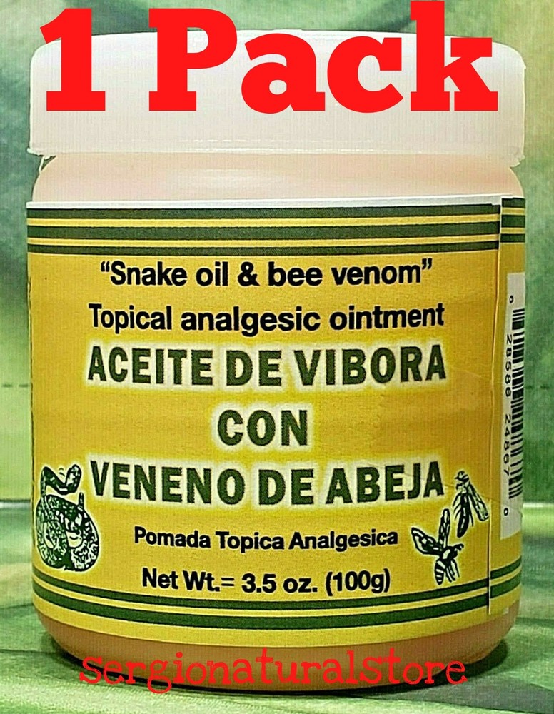 Snake Oil & Bee Venom Healing Ointment for Pain Relief-image