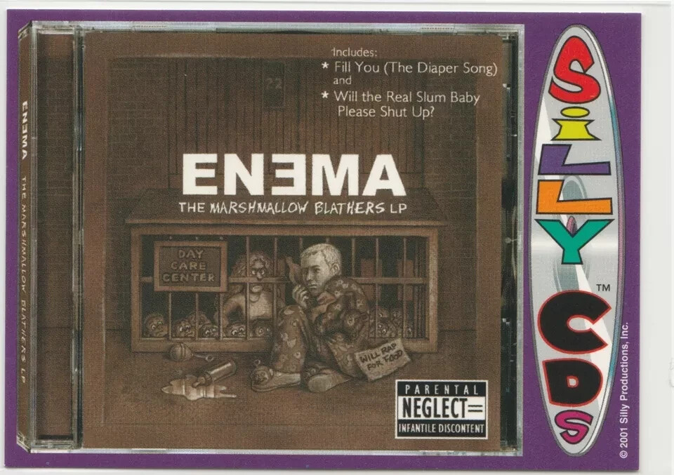 Enema #21 Eminem Silly CDs Marshall Mathers LP Real Slim Shady Way I Am Stan