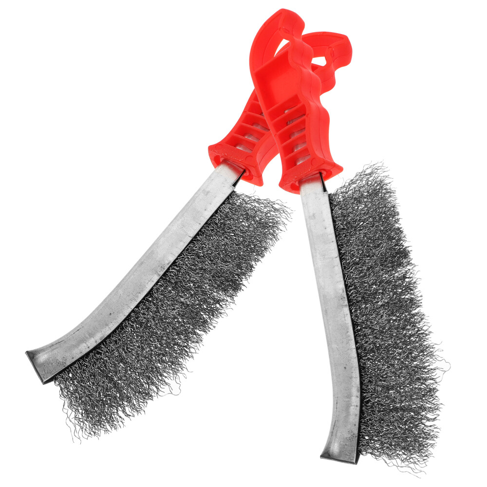 2 Pcs Heavy Duty Grill Brush Stainless BBQ Wire Equipment Cleaning