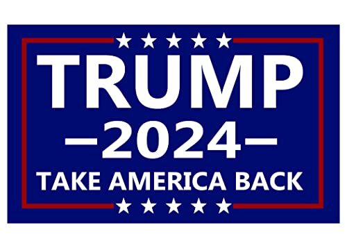 Trump 2024 Take America Back Presidential Election Bumper Sticker Car Decal